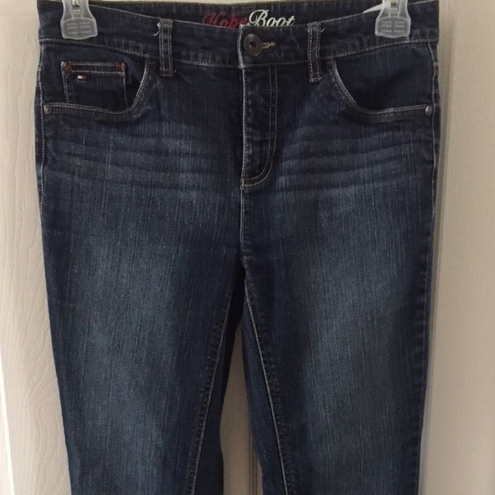 Y2K TOMMY HILFIGER JEANS HOPE BOOT CUT STRETCH Denim